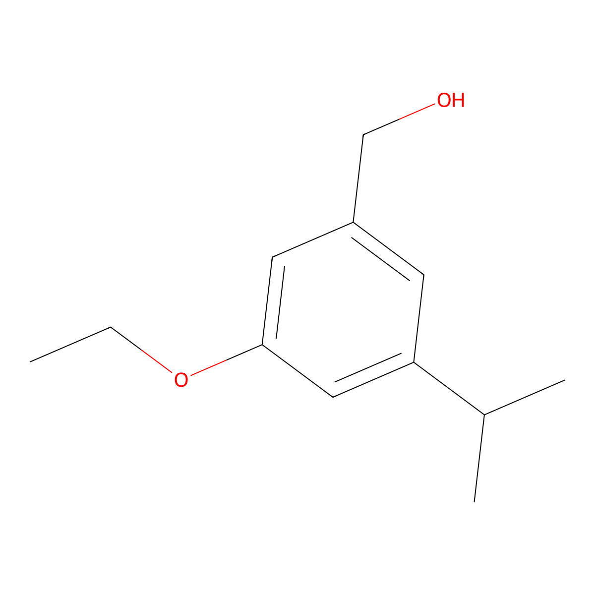 (3-Ethoxy-5-isopropylphenyl)methanol molecular structure, CAS 2764728-36-9