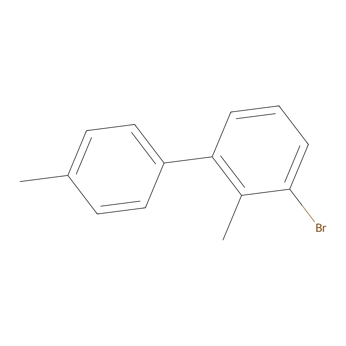 3-Bromo-2,4'-dimethyl-1,1'-biphenyl molecular structure, CAS 2764728-37-0