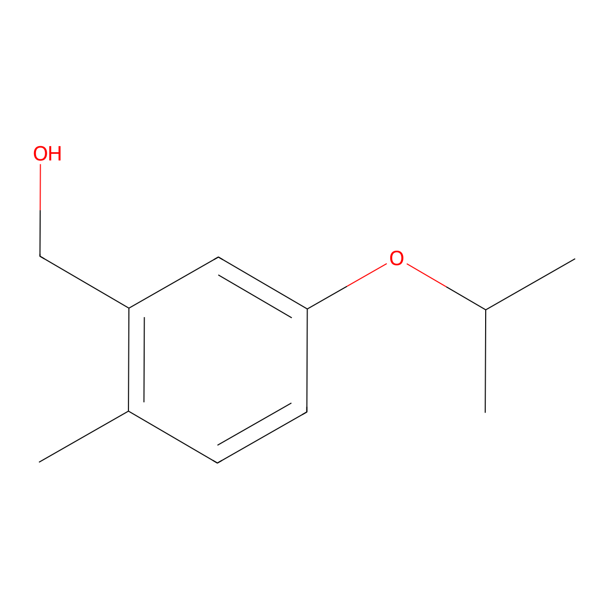 (5-Isopropoxy-2-methylphenyl)methanol molecular structure, CAS 2764728-44-9