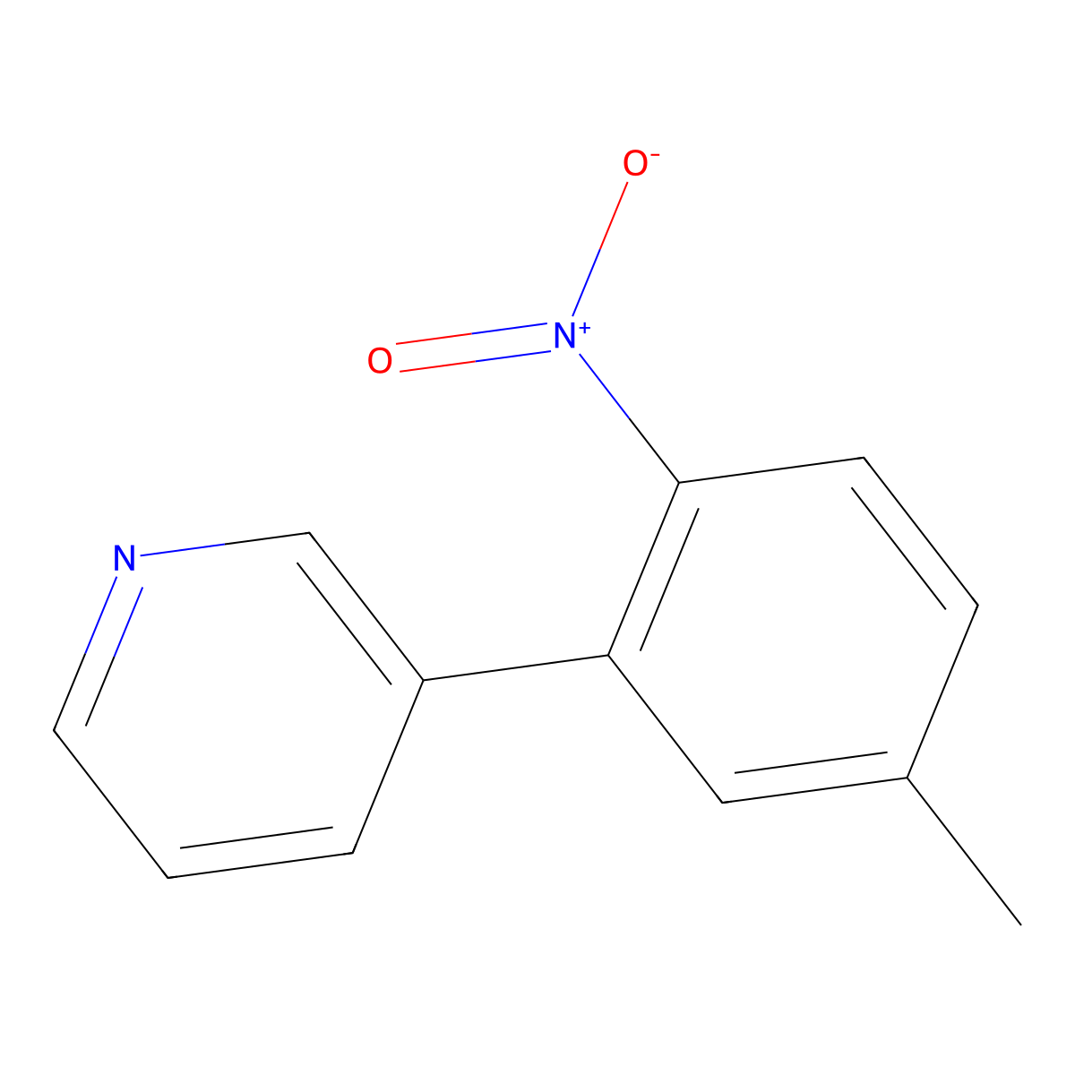 3-(5-Methyl-2-nitrophenyl)pyridine molecular structure, CAS 2764728-67-6