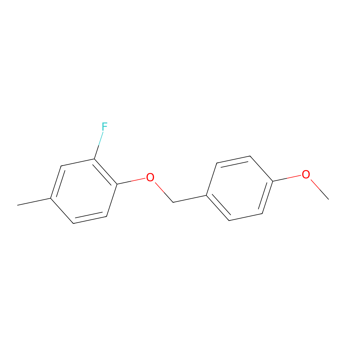 2-Fluoro-1-((4-methoxybenzyl)oxy)-4-methylbenzene molecular structure, CAS 2764731-44-2