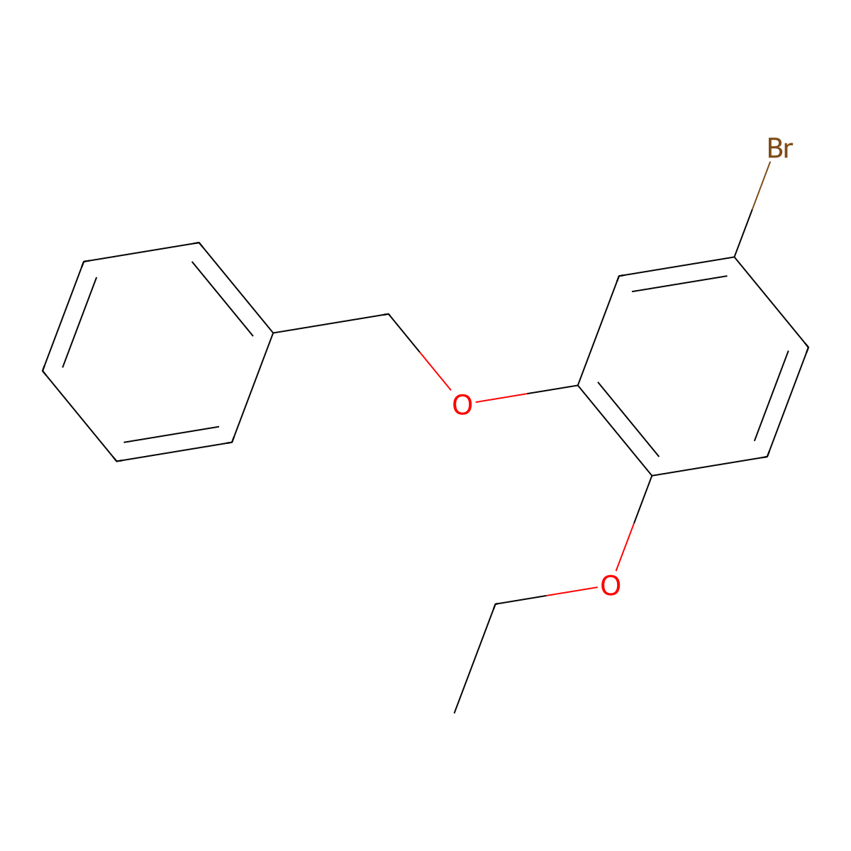 2-(Benzyloxy)-4-bromo-1-ethoxybenzene molecular structure, CAS 2764731-48-6