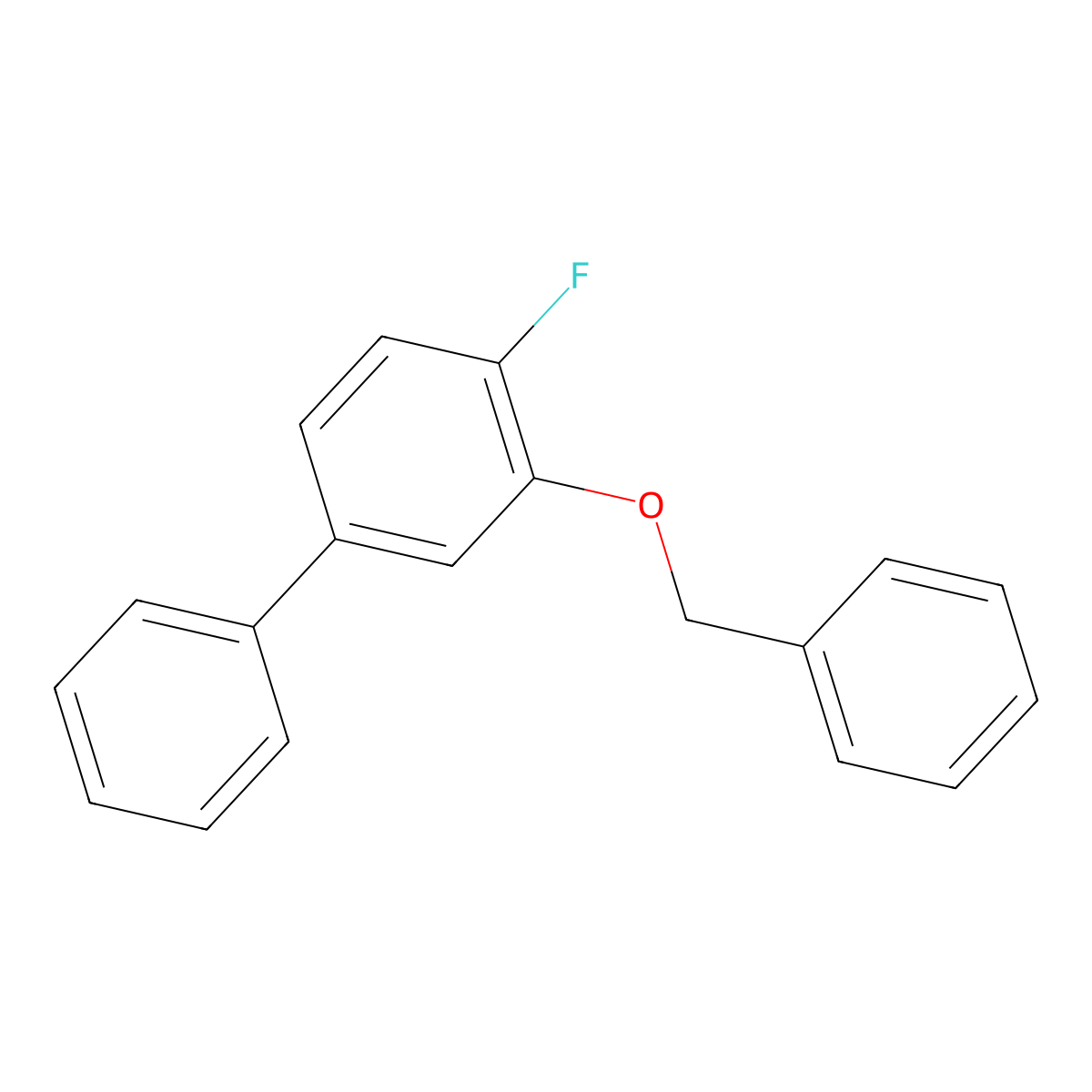 3-(Benzyloxy)-4-fluoro-1,1'-biphenyl molecular structure, CAS 2764731-61-3