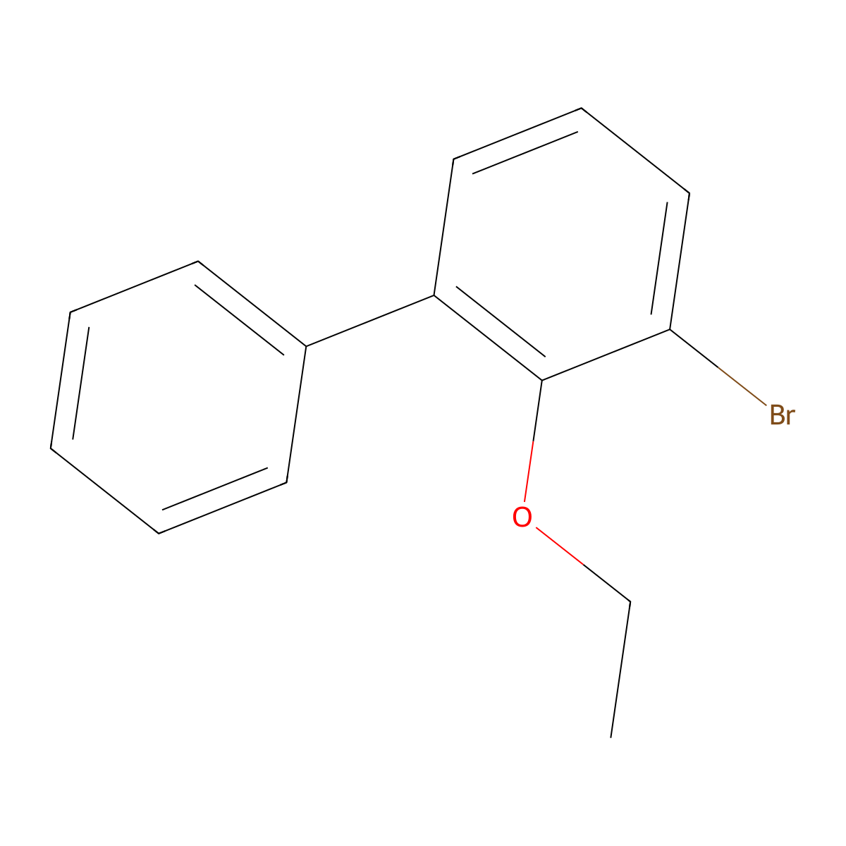 3-Bromo-2-ethoxy-1,1'-biphenyl molecular structure, CAS 2764732-11-6