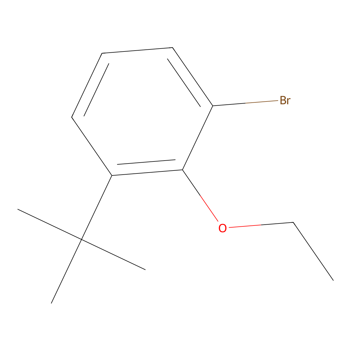 1-Bromo-3-(tert-butyl)-2-ethoxybenzene molecular structure, CAS 2764733-47-1