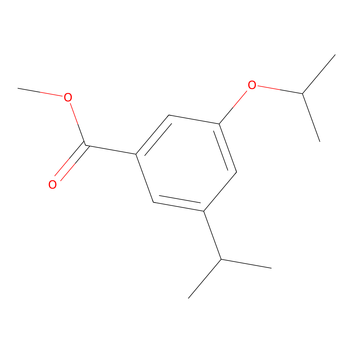 Methyl 3-isopropoxy-5-isopropylbenzoate molecular structure, CAS 2764733-52-8