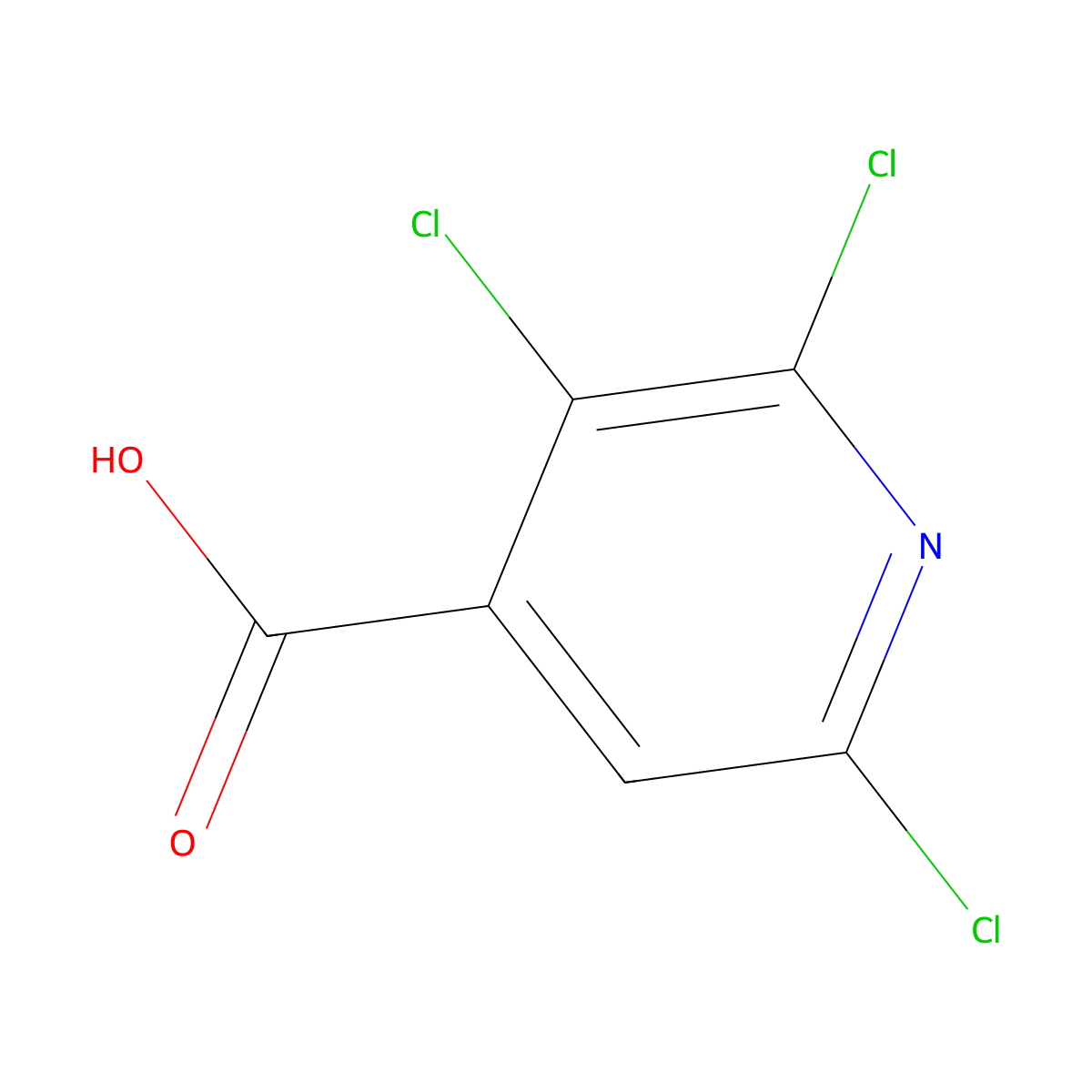 2,3,6-Trichloroisonicotinic acid molecular structure, CAS 2764733-80-2