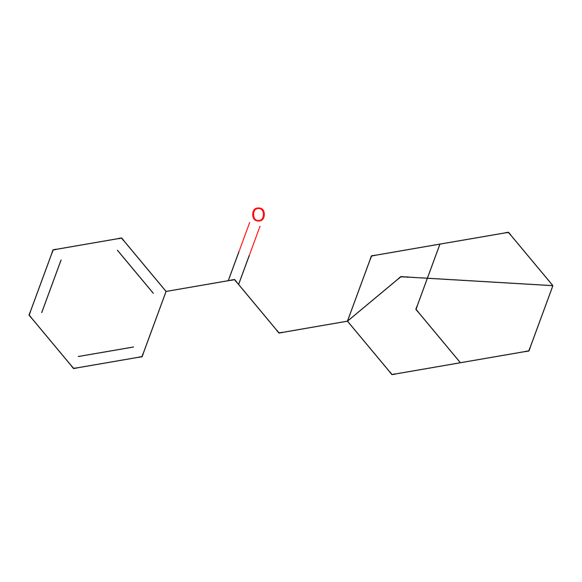 2-(1-Adamantyl)-1-phenylethanone molecular structure, CAS 27648-26-6