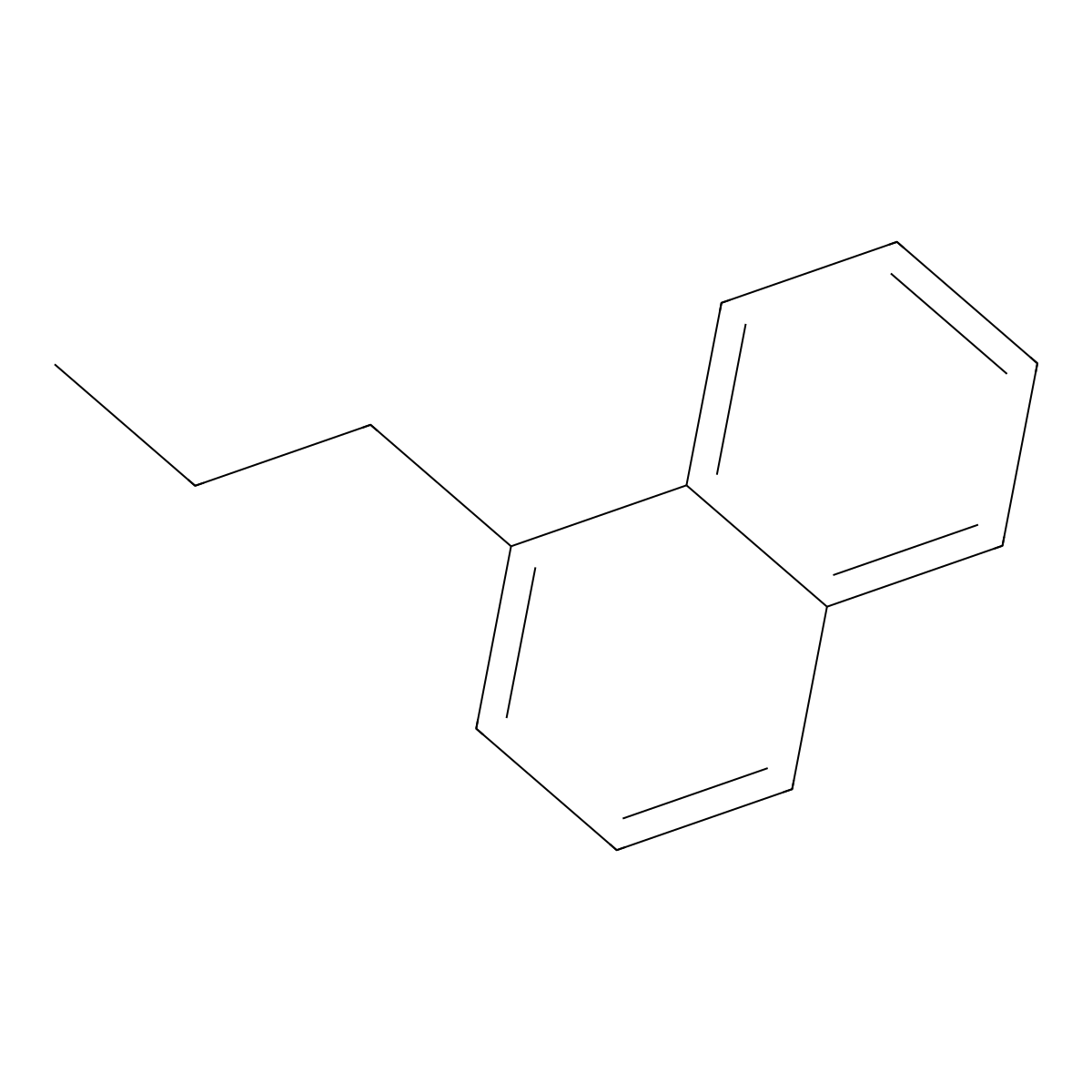 1-Propylnaphthalene molecular structure, CAS 2765-18-6