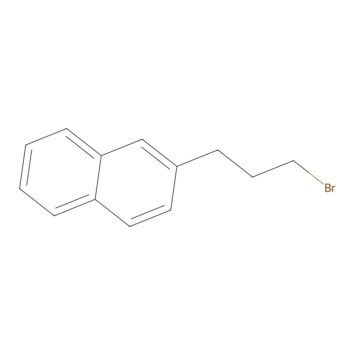 2-(3-Bromopropyl)naphthalene molecular structure, CAS 27650-59-5