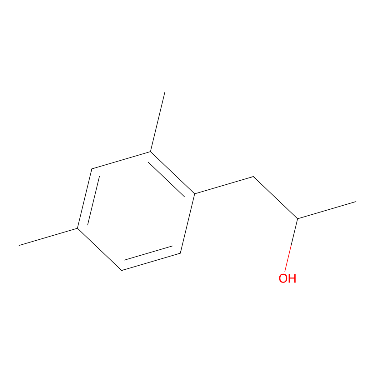 1-(2,4-Dimethylphenyl)propan-2-ol molecular structure, CAS 27650-76-6