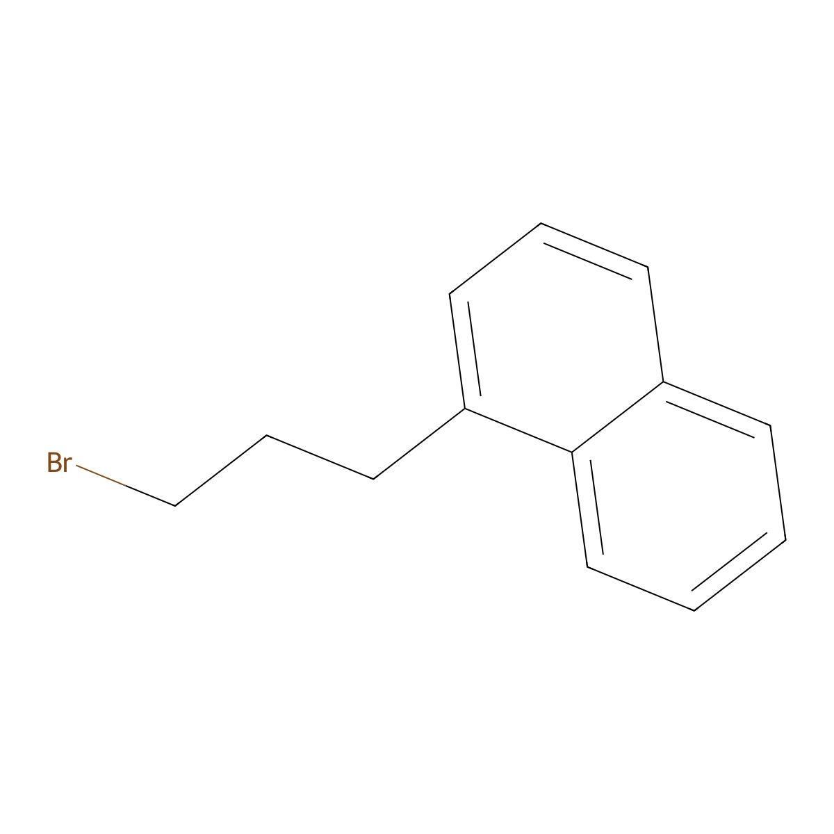 1-(3-Bromopropyl)naphthalene molecular structure, CAS 27650-86-8