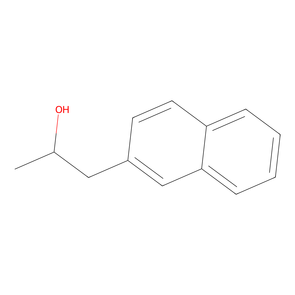 1-(Naphthalen-2-yl)propan-2-ol molecular structure, CAS 27650-89-1