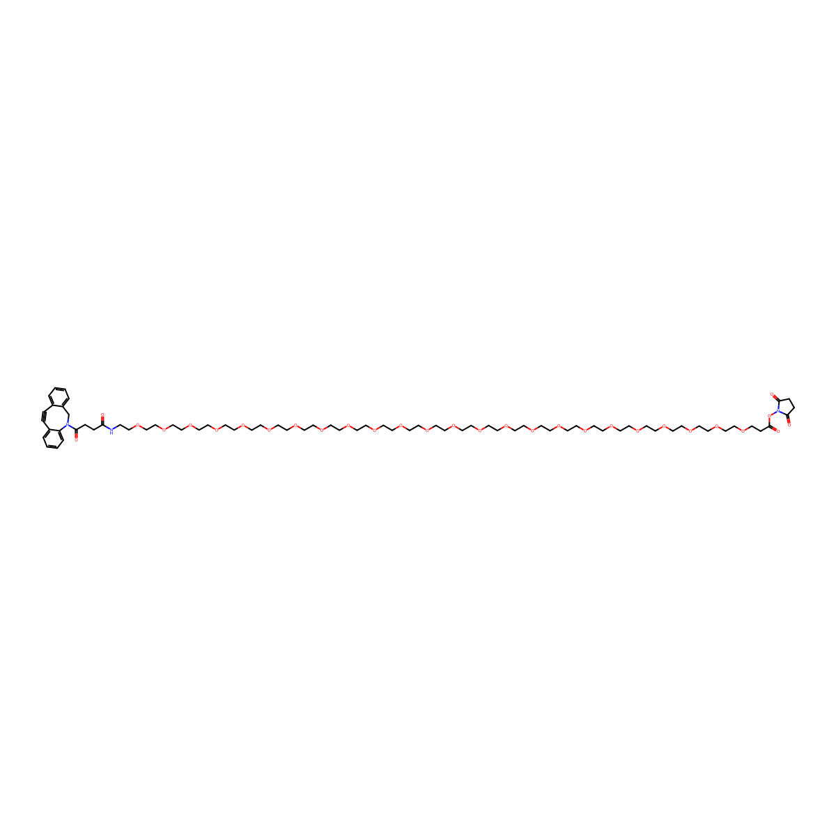 DBCO-PEG24-NHS ester molecular structure, CAS 2765066-38-2