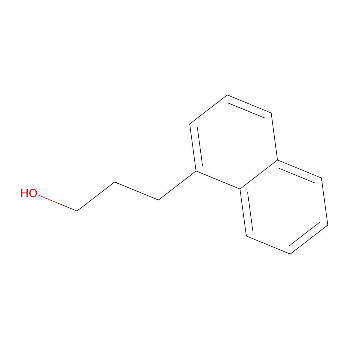 3-(Naphthalen-1-yl)propan-1-ol molecular structure, CAS 27653-22-1