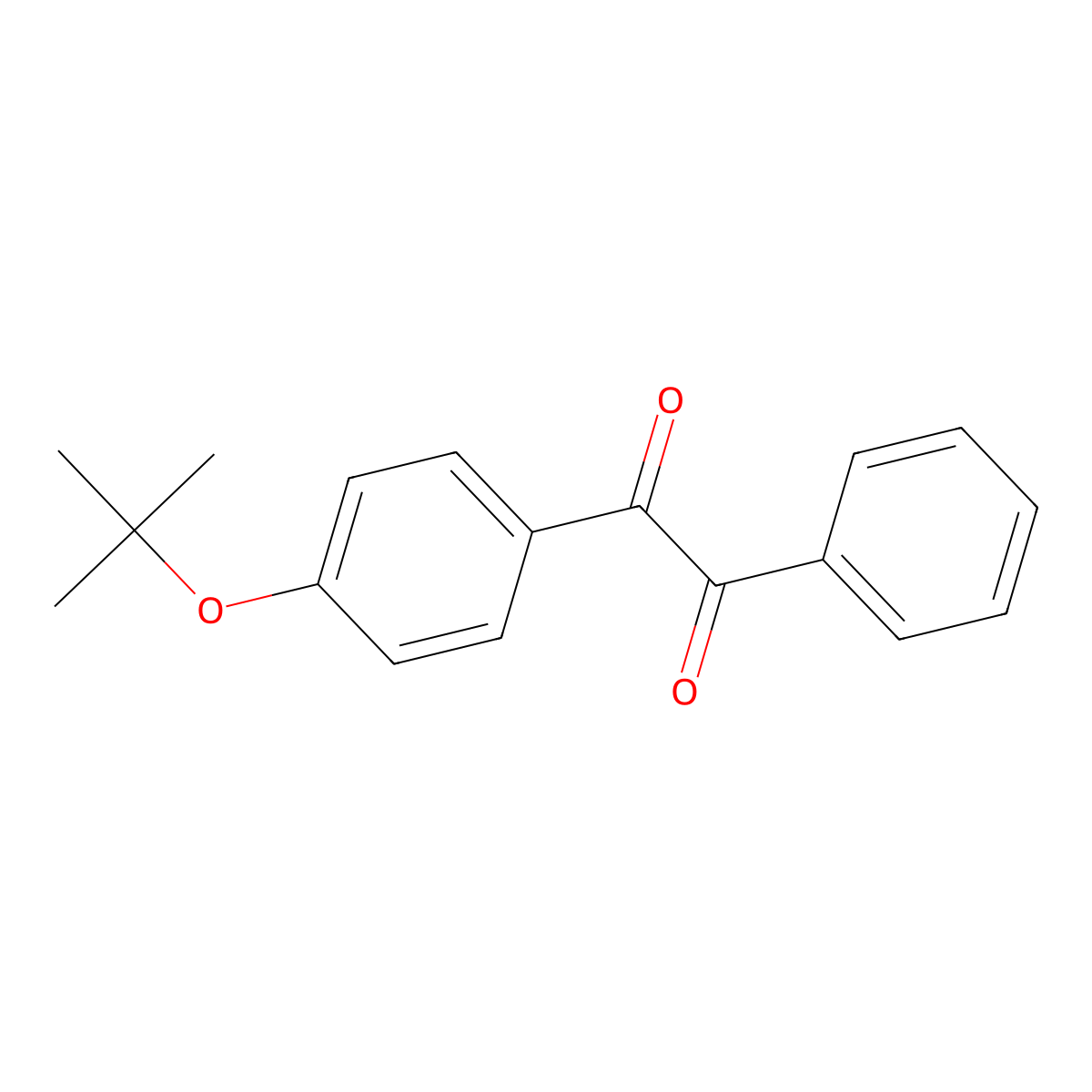 1-[4-[(2-Methylpropan-2-yl)oxy]phenyl]-2-phenylethane-1,2-dione molecular structure, CAS 2765661-16-1