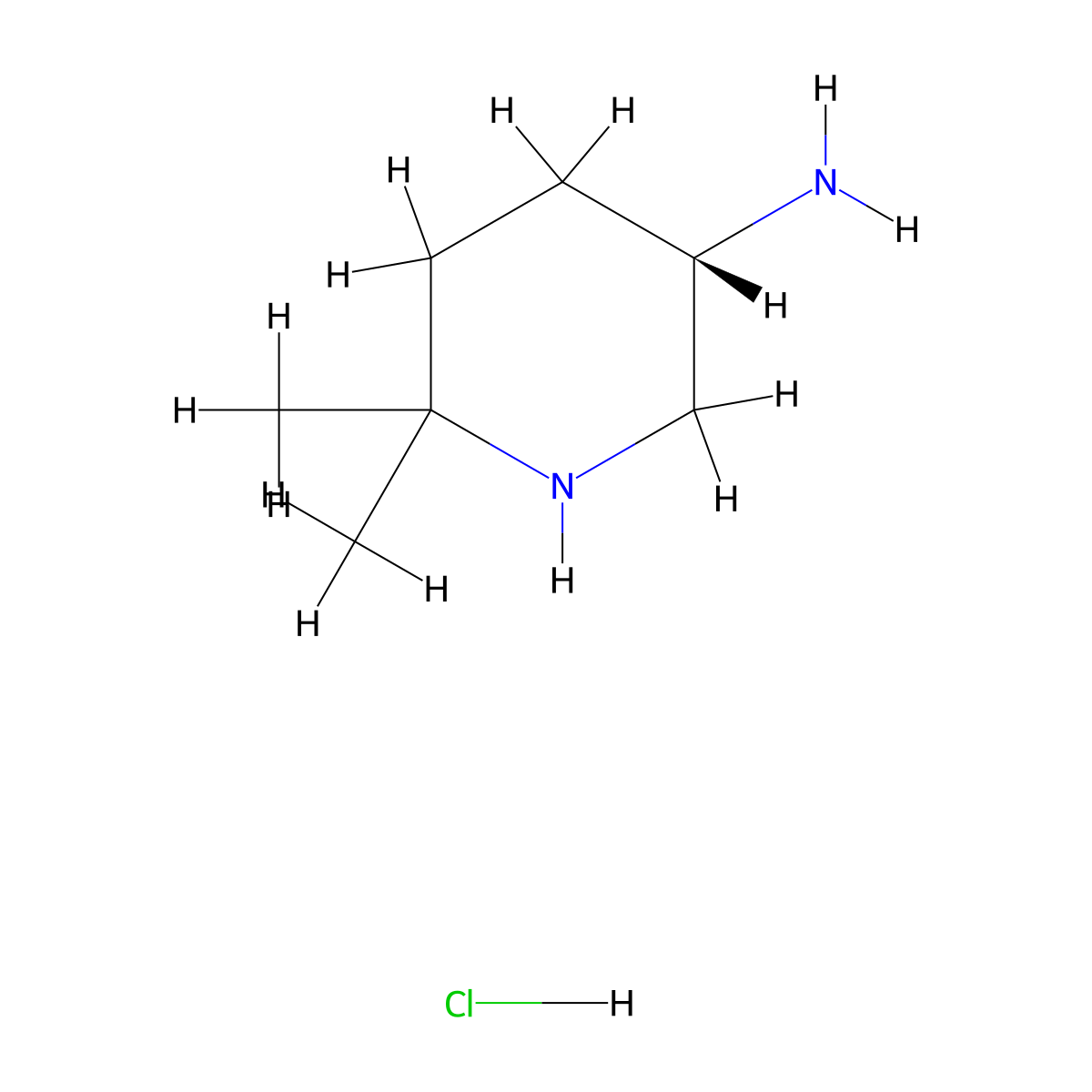 (S)-6,6-Dimethylpiperidin-3-amine hydrochloride molecular structure, CAS 2765677-68-5