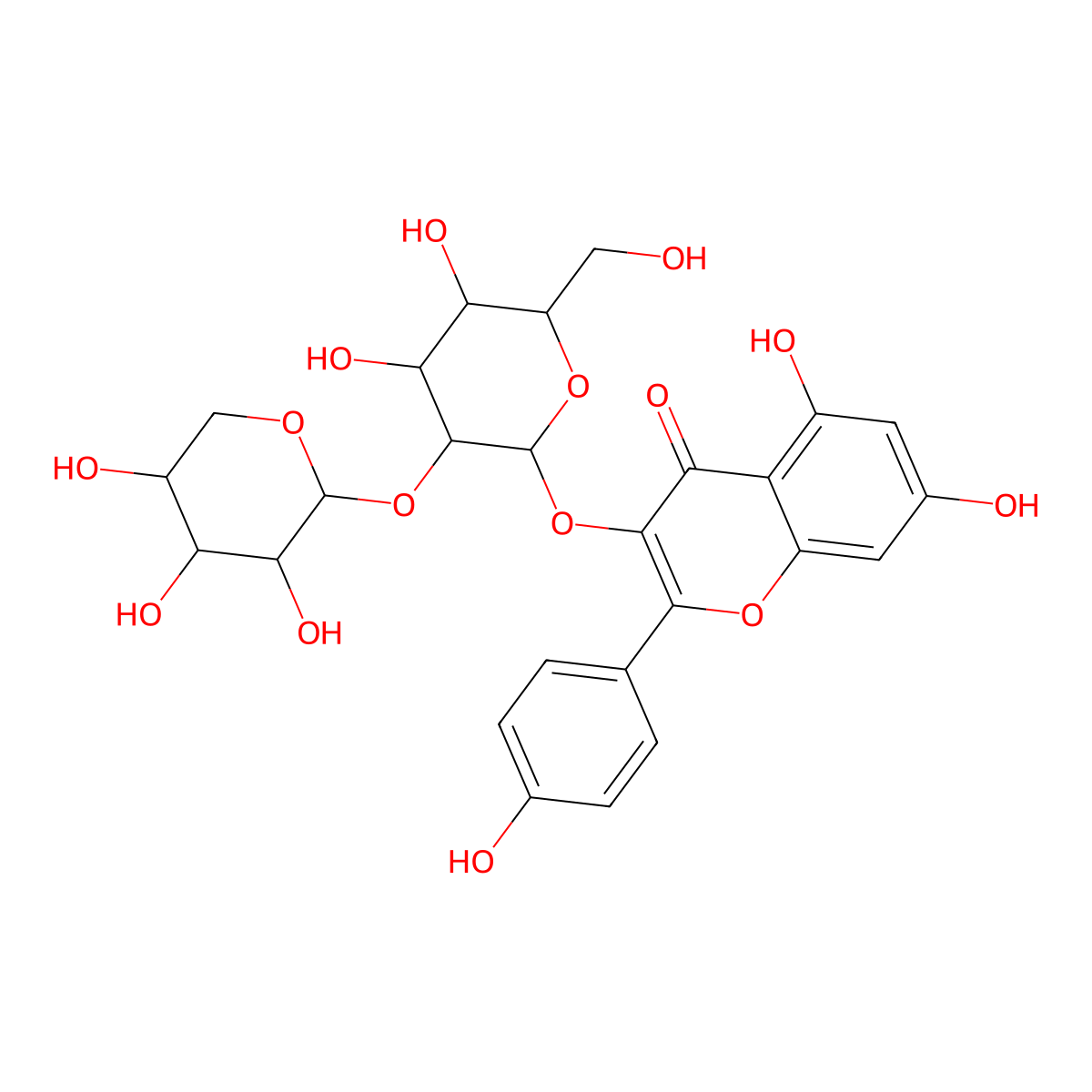 Leucoside molecular structure, CAS 27661-51-4