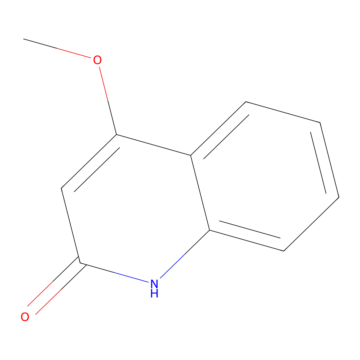 4-Methoxy-1H-quinolin-2-one molecular structure, CAS 27667-34-1