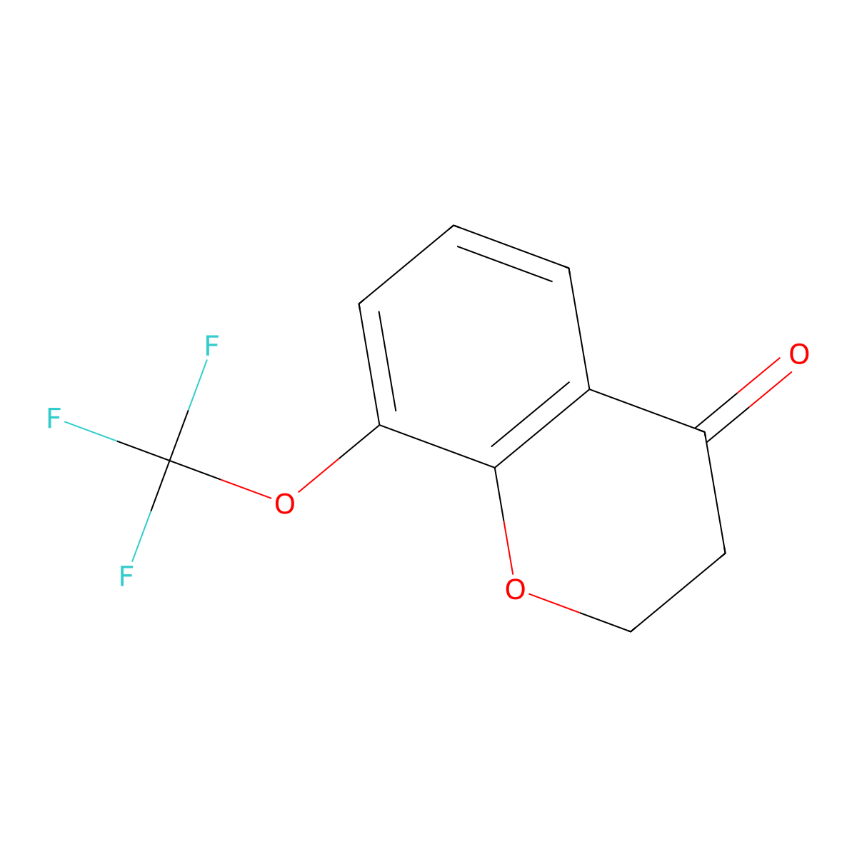 8-(Trifluoromethoxy)chroman-4-one molecular structure, CAS 276697-79-1