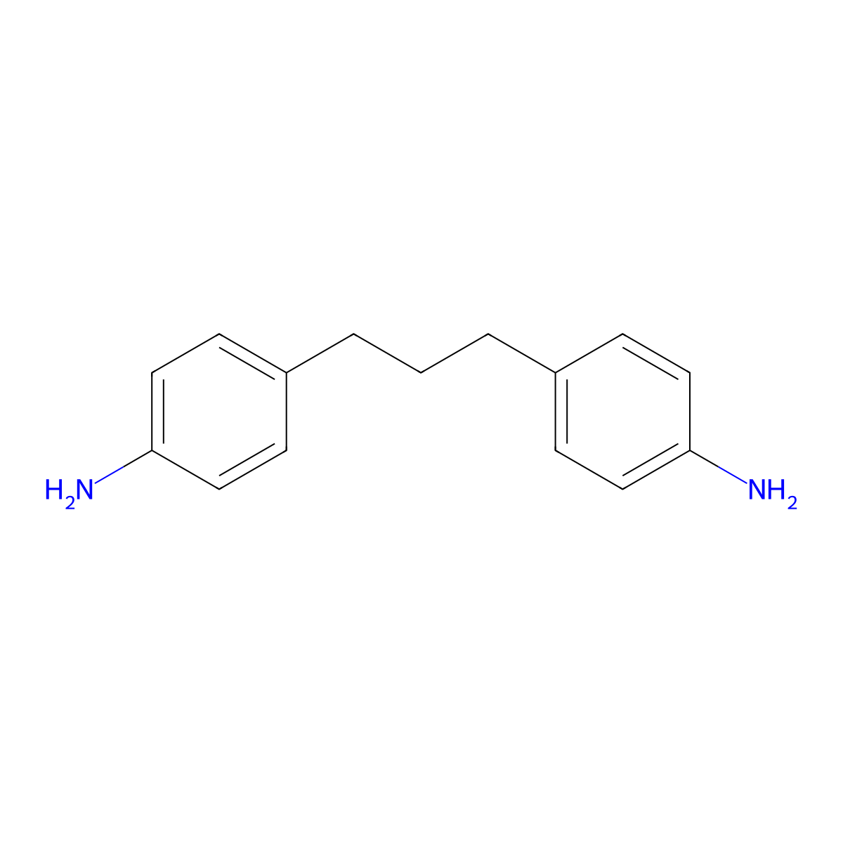 4-[3-(4-Aminophenyl)propyl]aniline molecular structure, CAS 2767-73-9