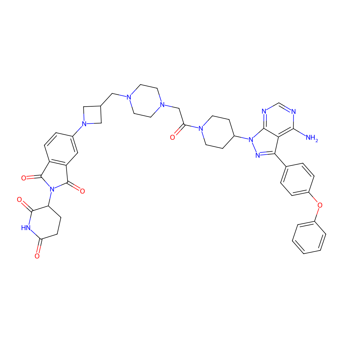 PROTAC BTK Degrader-6 molecular structure, CAS 2767204-39-5