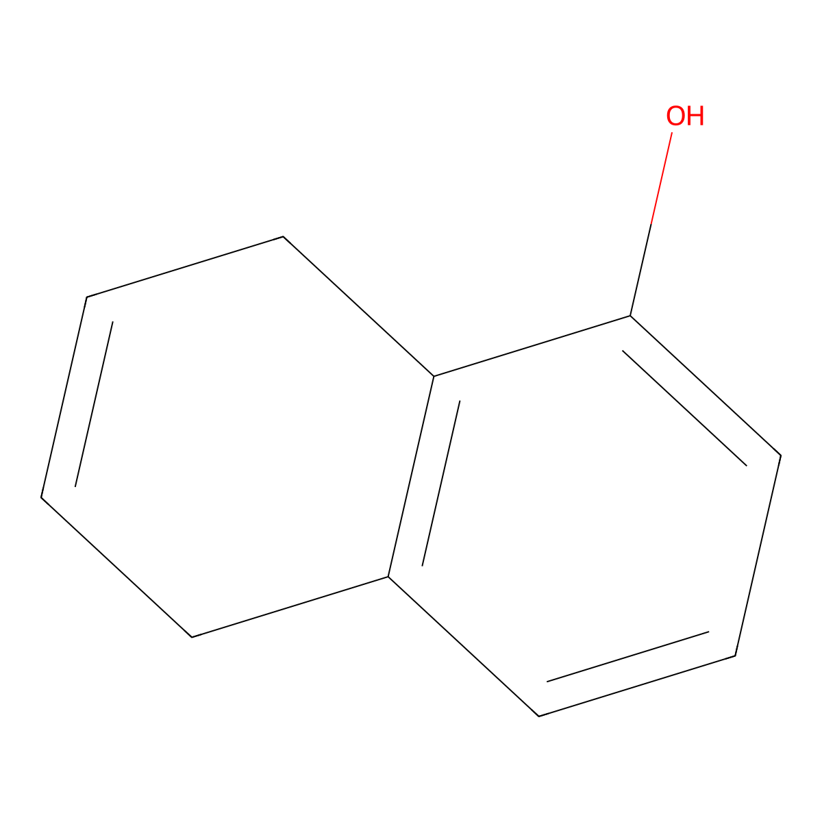 5,8-Dihydro-1-naphthol molecular structure, CAS 27673-48-9