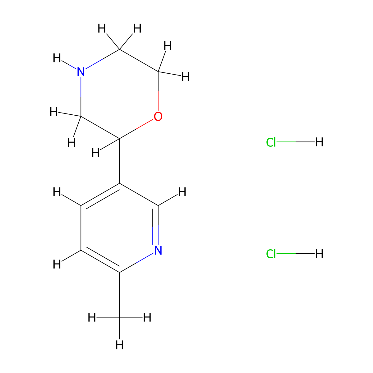 2-(6-Methylpyridin-3-yl)morpholine dihydrochloride molecular structure, CAS 2768326-59-4