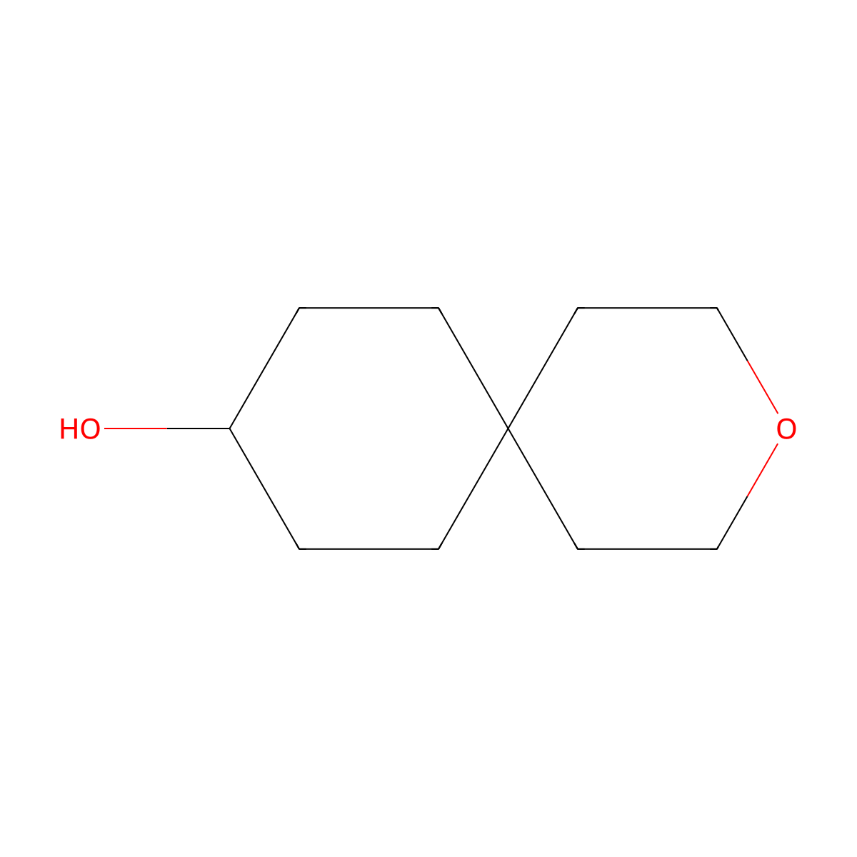 3-Oxaspiro[5.5]undecan-9-ol molecular structure, CAS 2768327-27-9