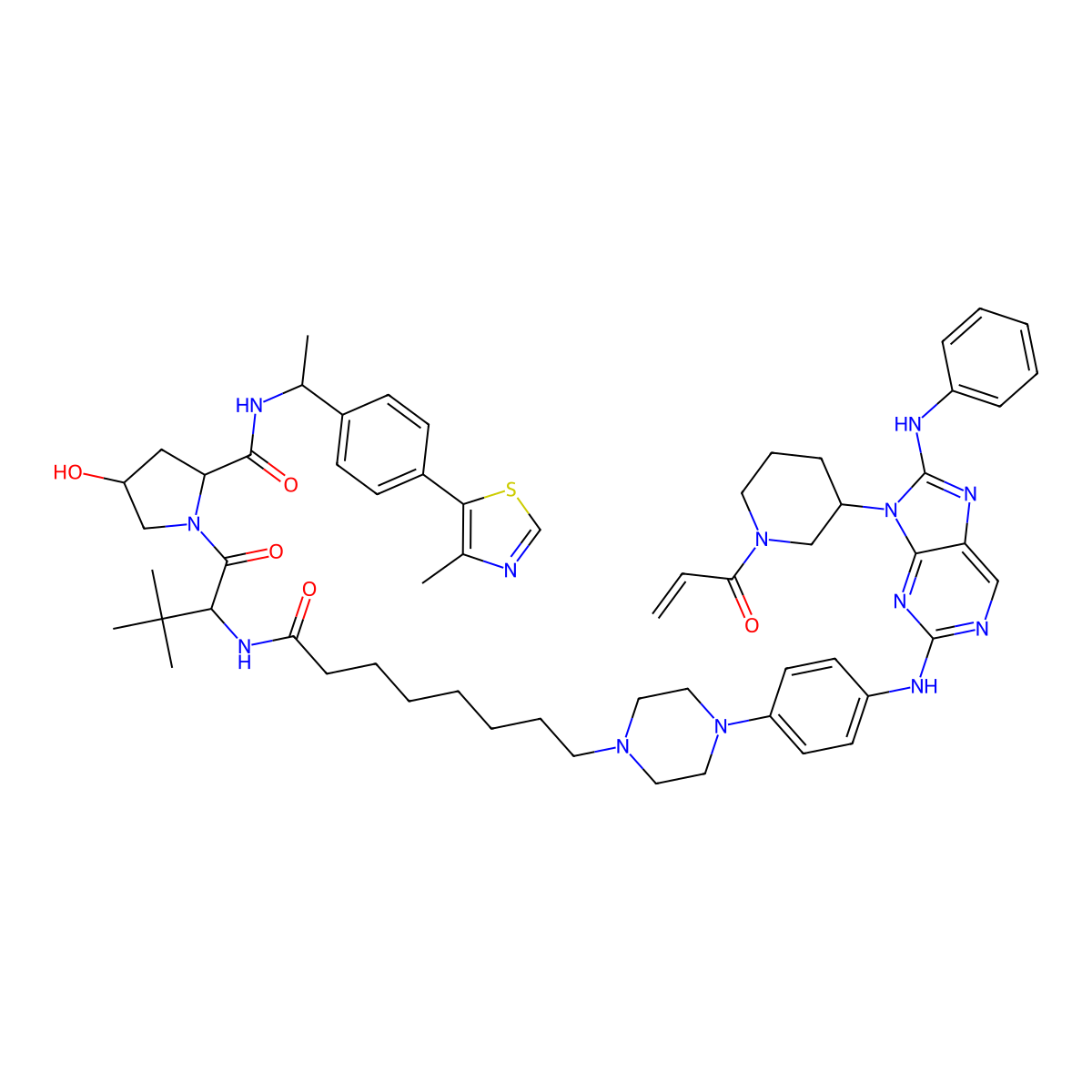 PROTAC EGFR degrader 3 molecular structure, CAS 2768472-28-0