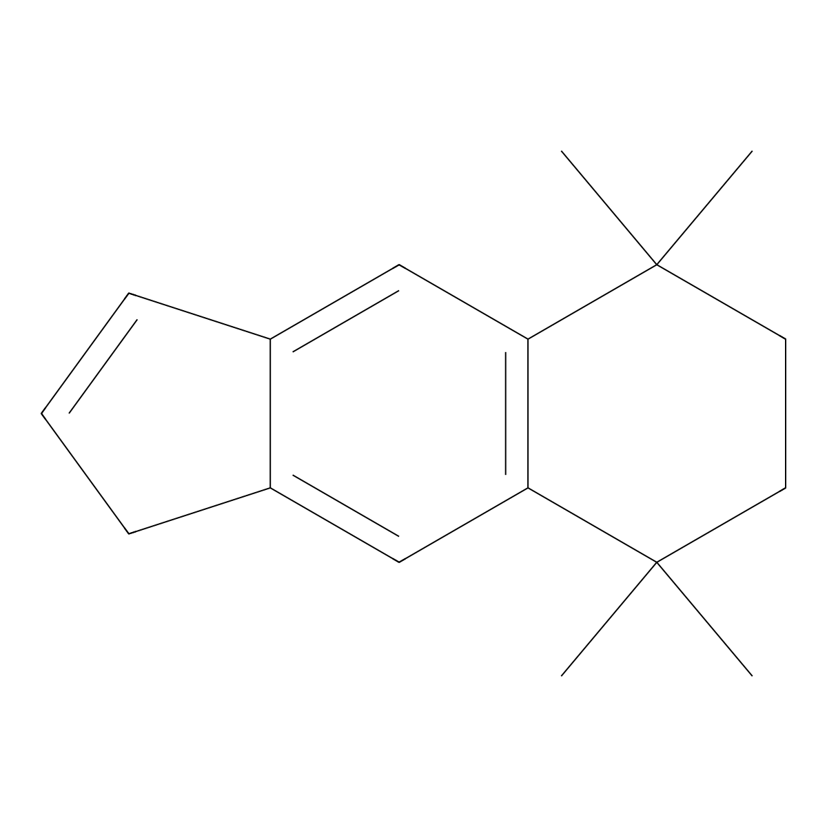 5,5,8,8-Tetramethyl-5,6,7,8-tetrahydro-1H-cyclopenta[b]naphthalene molecular structure, CAS 276890-24-5