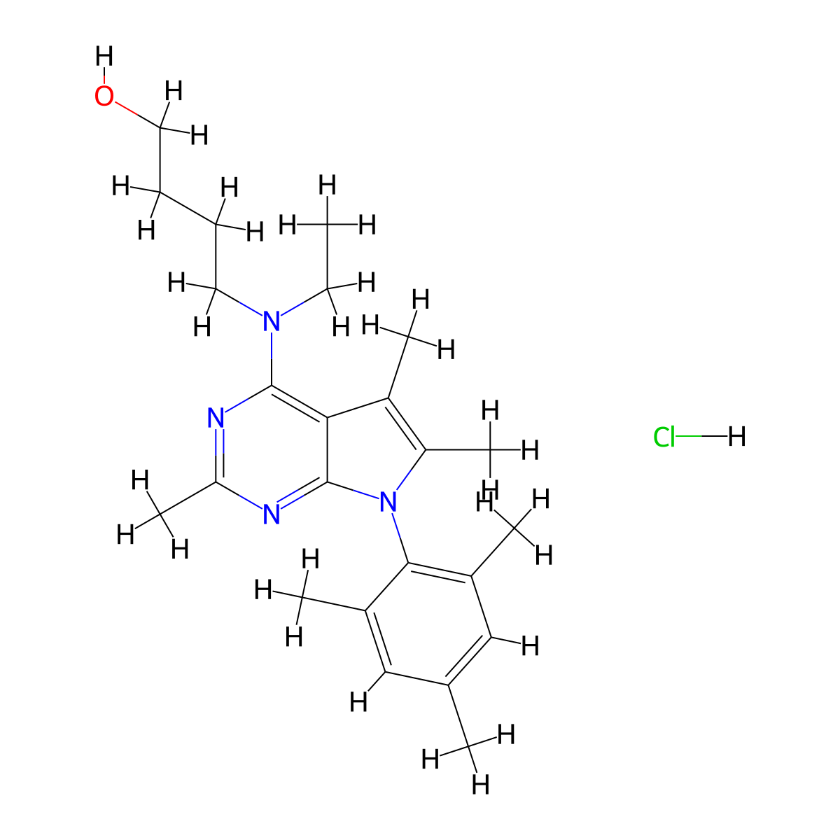 LWH-63 hydrochloride molecular structure, CAS 276890-57-4