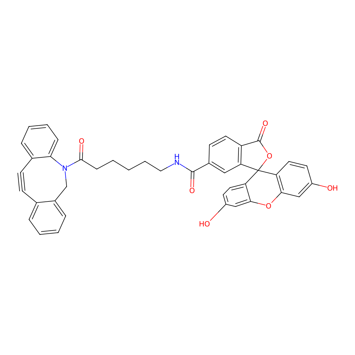 FAM DBCO, 6-isomer molecular structure, CAS 2768977-07-5