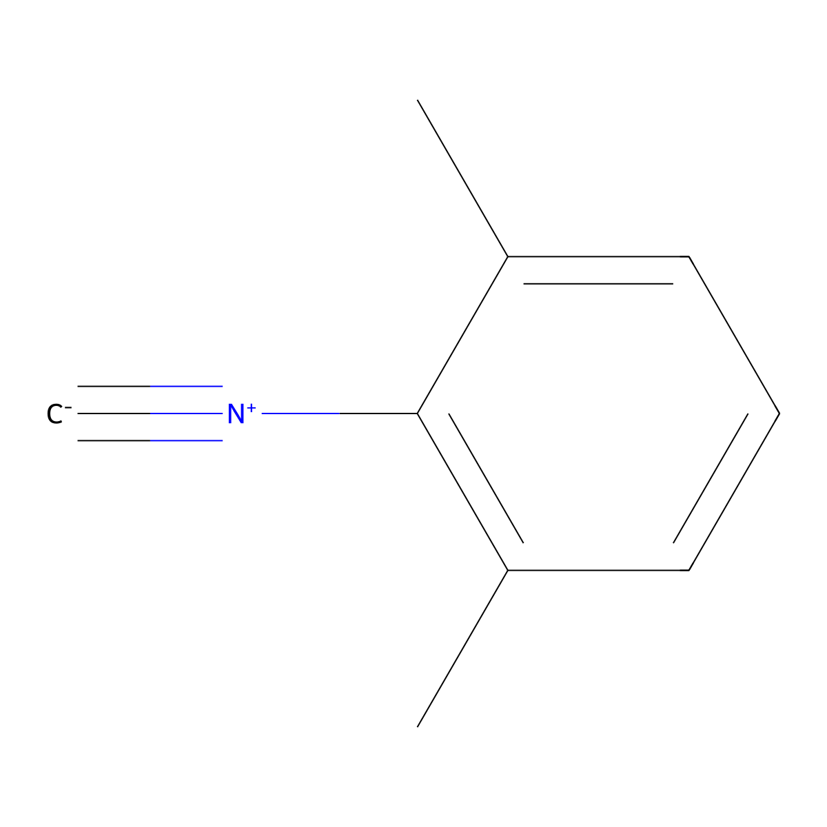 2,6-Dimethylphenyl isocyanide molecular structure, CAS 2769-71-3