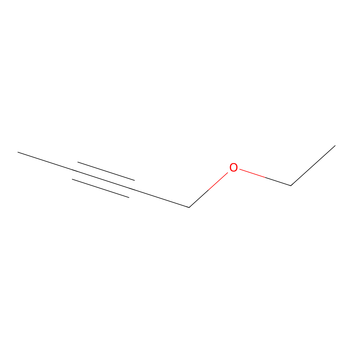 1-Ethoxybut-2-yne molecular structure, CAS 2769-75-7
