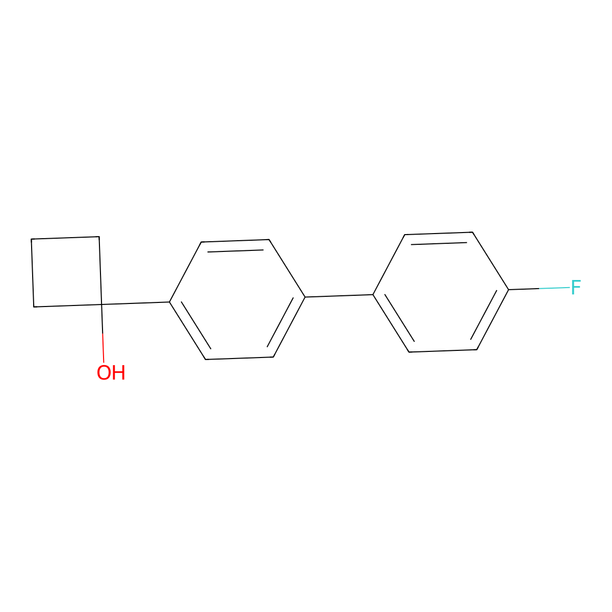 1-(4'-Fluoro-[1,1'-biphenyl]-4-yl)cyclobutanol molecular structure, CAS 2769099-56-9