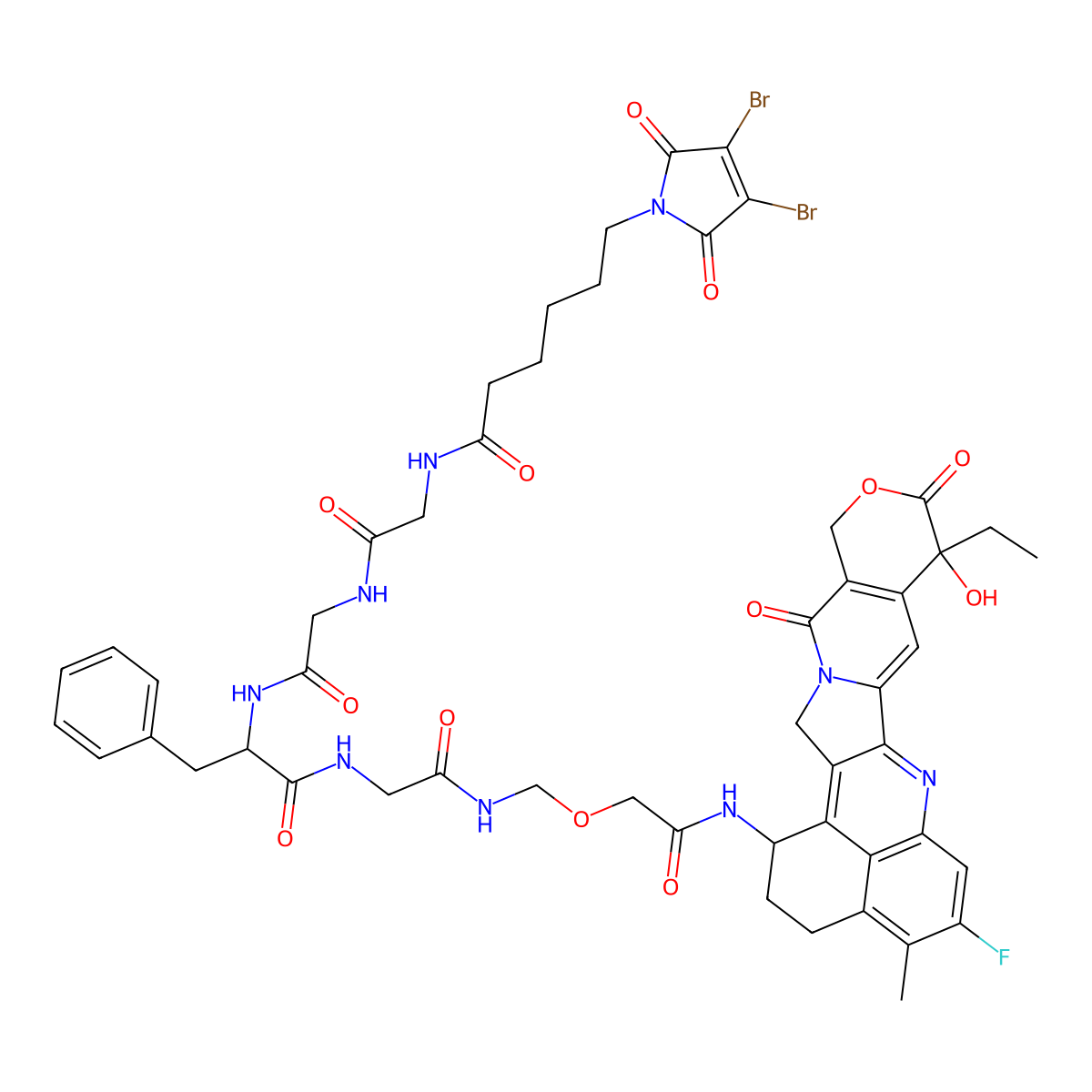 DBM-GGFG-NH-O-CO-Exatecan molecular structure, CAS 2769152-95-4