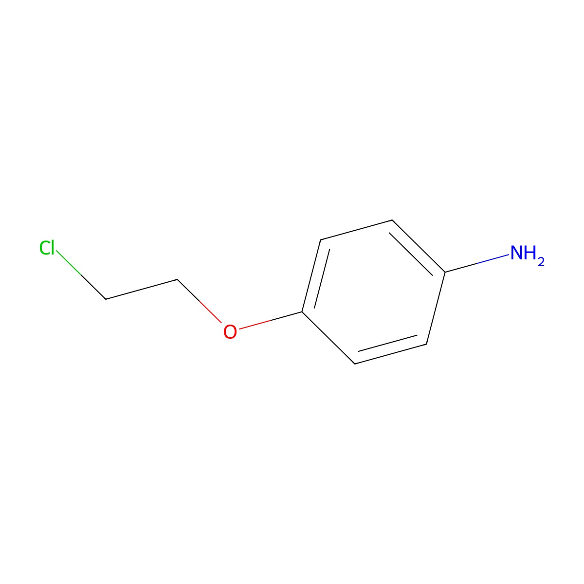4-(2-Chloroethoxy)aniline molecular structure, CAS 27692-35-9