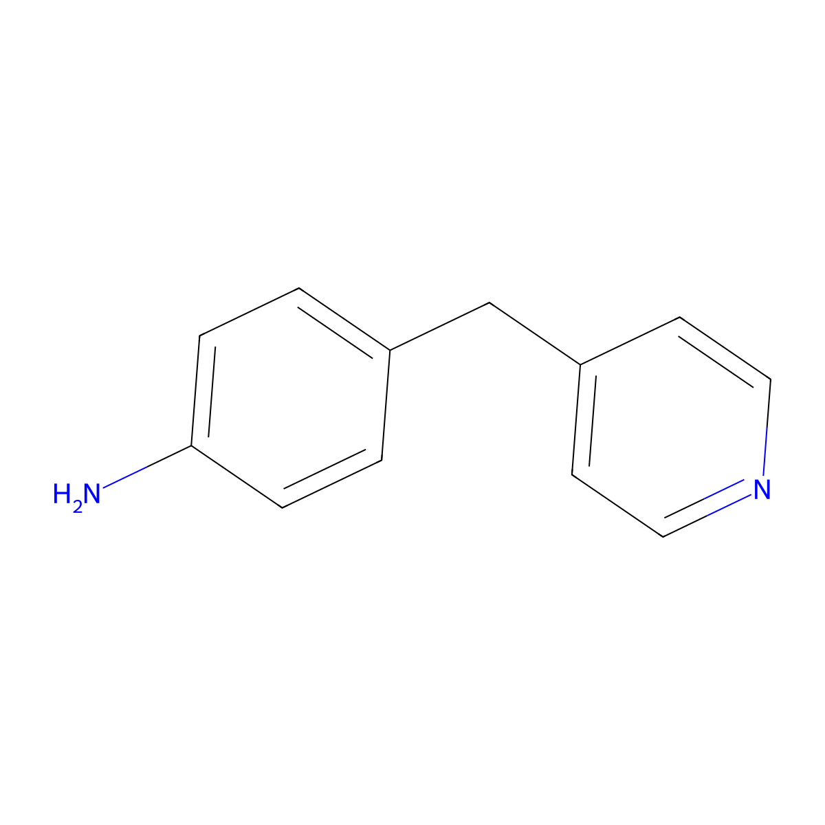 4-[(Pyridin-4-yl)methyl]aniline molecular structure, CAS 27692-74-6