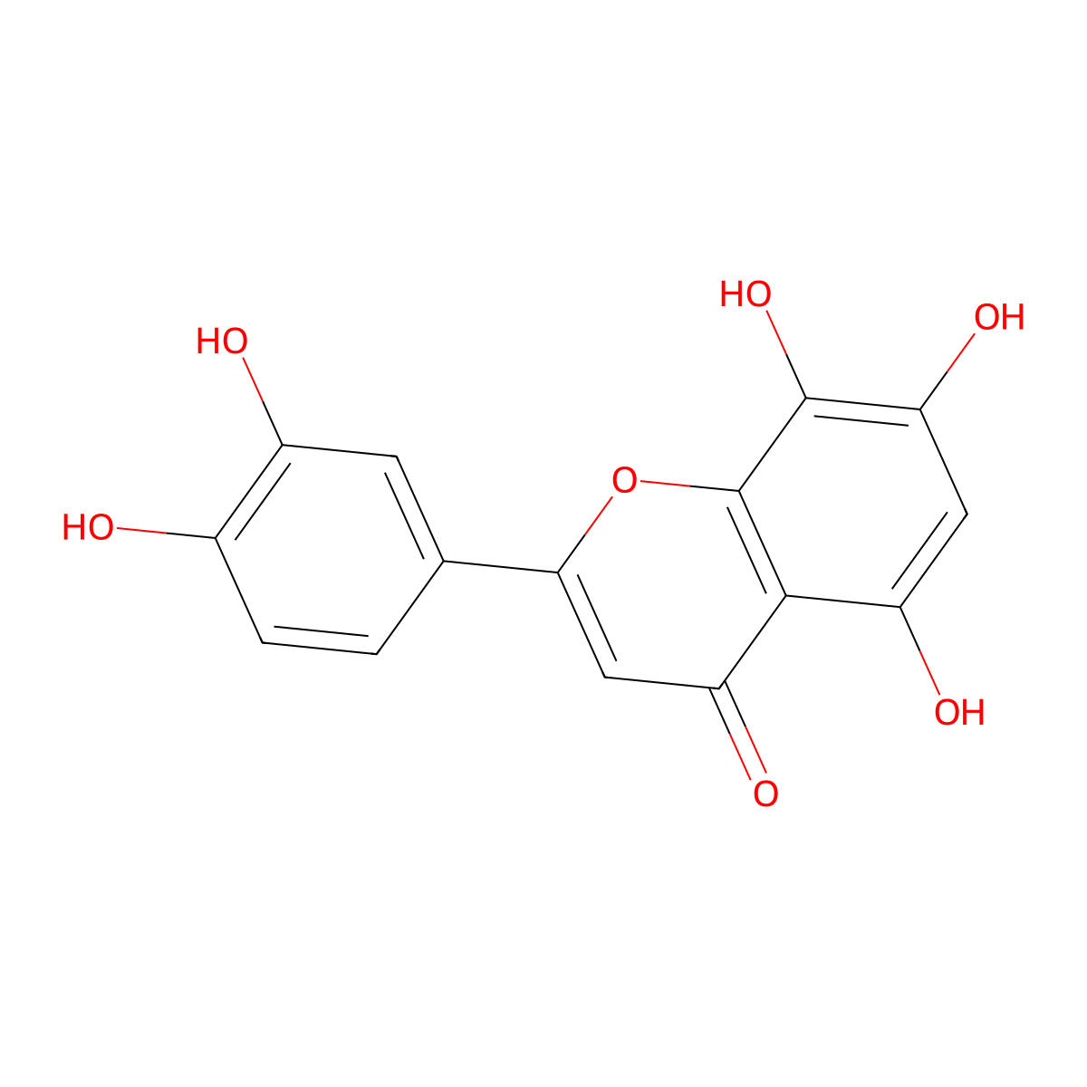 Hypolaetin molecular structure, CAS 27696-41-9
