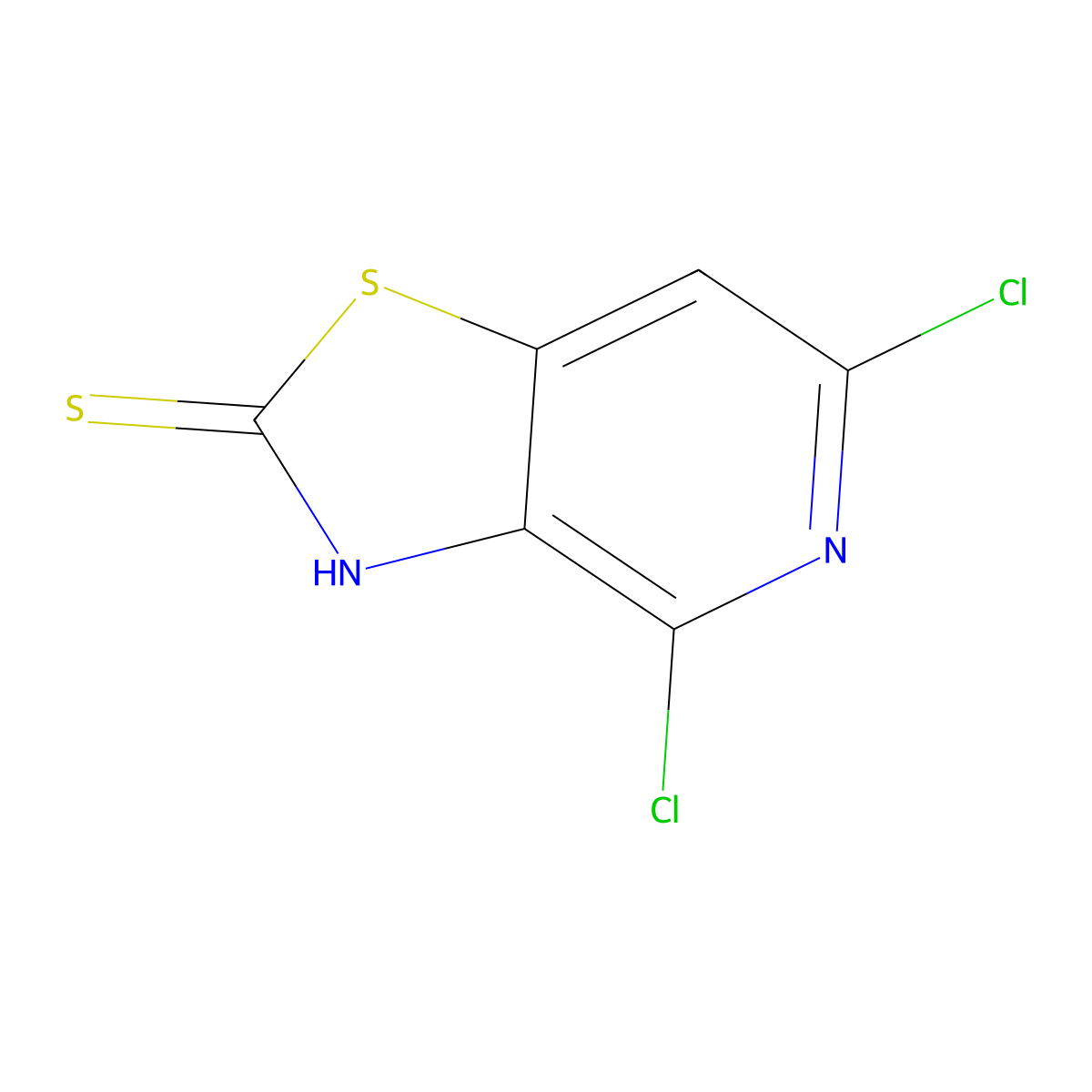 4,6-Dichlorothiazolo[4,5-c]pyridine-2(3H)-thione molecular structure, CAS 2769718-29-6