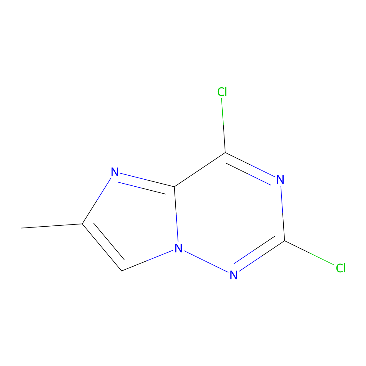 2,4-Dichloro-6-methyl-imidazo[2,1-F][1,2,4]triazine molecular structure, CAS 2769931-60-2