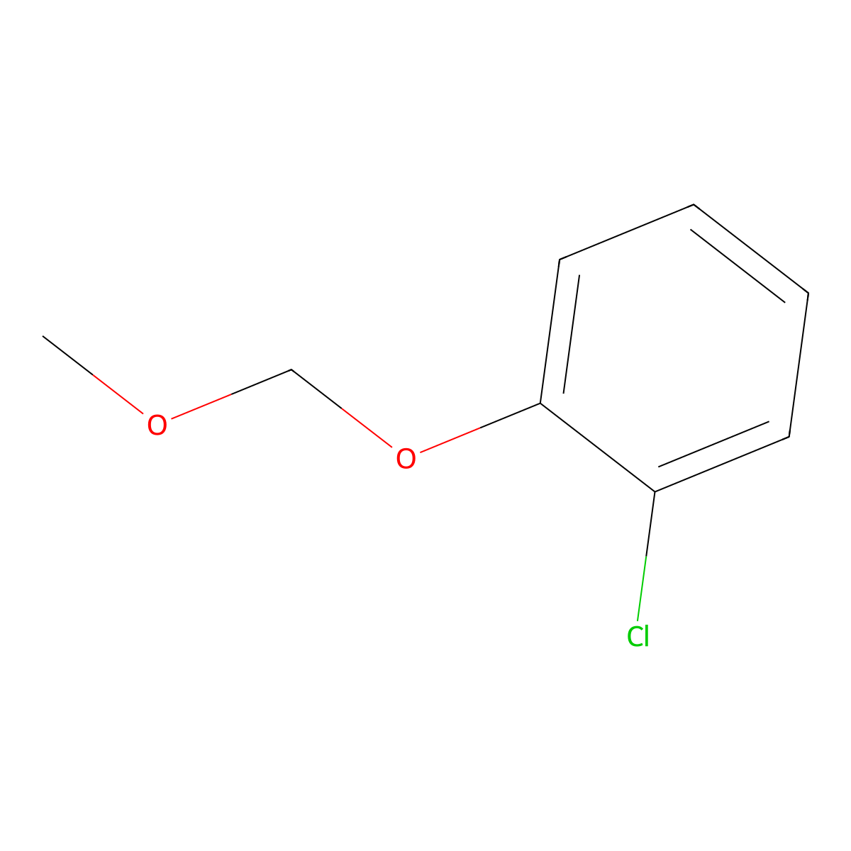 1-Chloro-2-(methoxymethoxy)benzene molecular structure, CAS 27701-22-0
