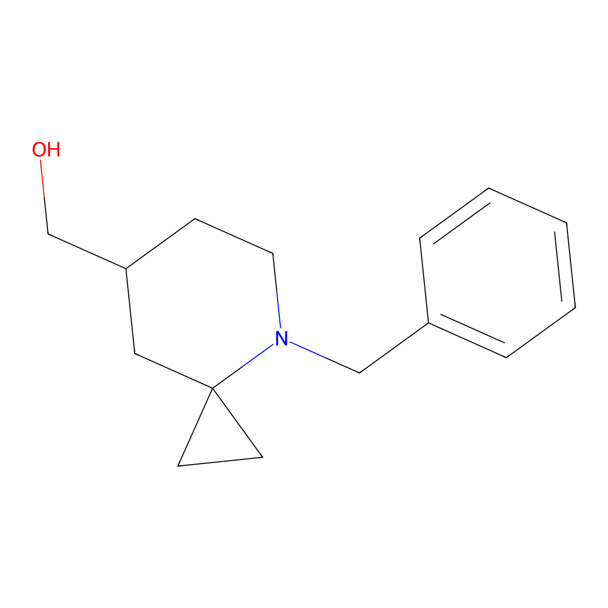 (4-Benzyl-4-azaspiro[2.5]octan-7-yl)methanol molecular structure, CAS 2770349-41-0