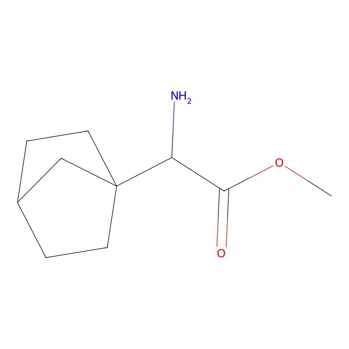 Methyl 2-amino-2-{bicyclo[2.2.1]heptan-1-yl}acetate molecular structure, CAS 2770358-64-8