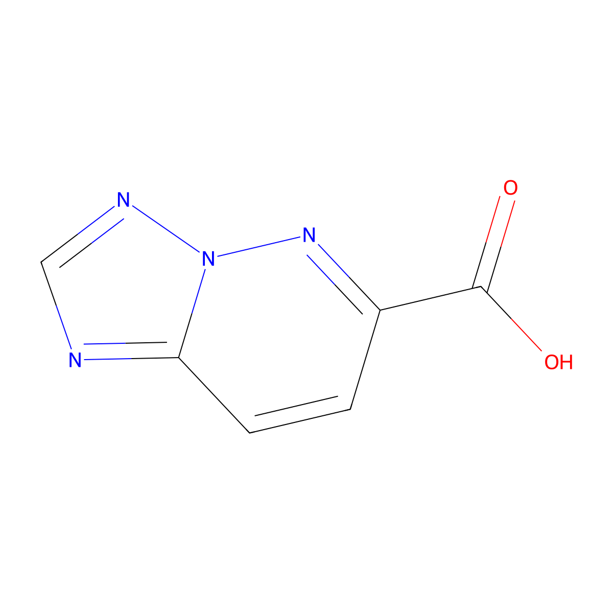 [1,2,4]Triazolo[1,5-b]pyridazine-6-carboxylic acid molecular structure, CAS 2770359-37-8