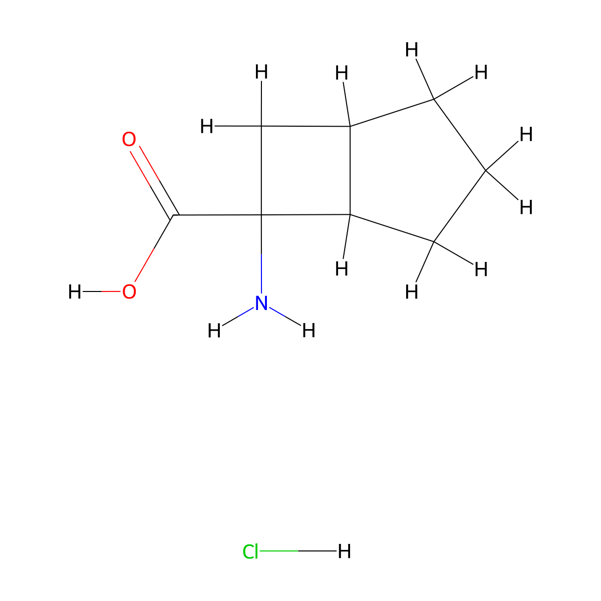 6-Aminobicyclo[3.2.0]heptane-6-carboxylic acid hydrochloride molecular structure, CAS 2770359-42-5