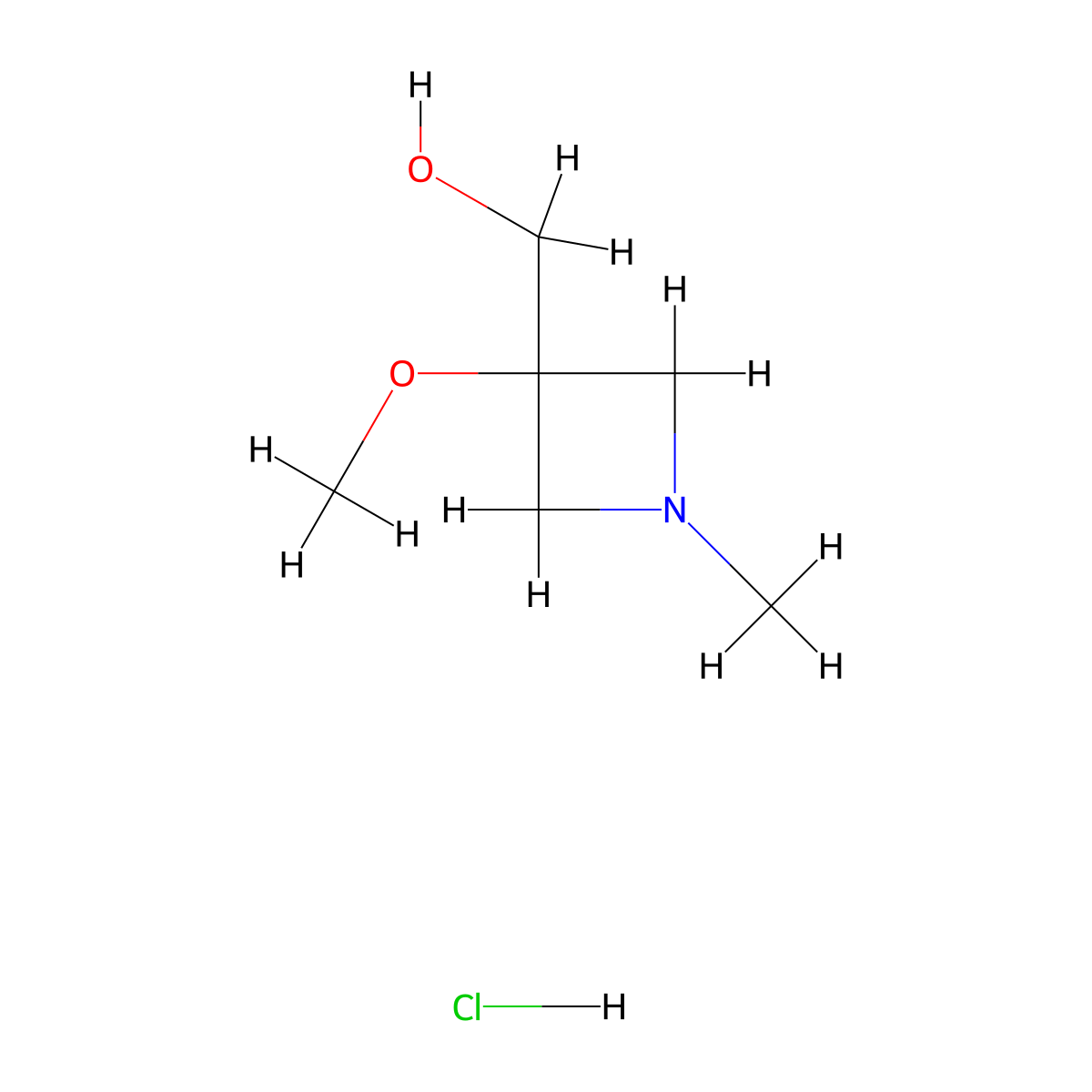 (3-Methoxy-1-methylazetidin-3-yl)methanol hydrochloride molecular structure, CAS 2770359-46-9