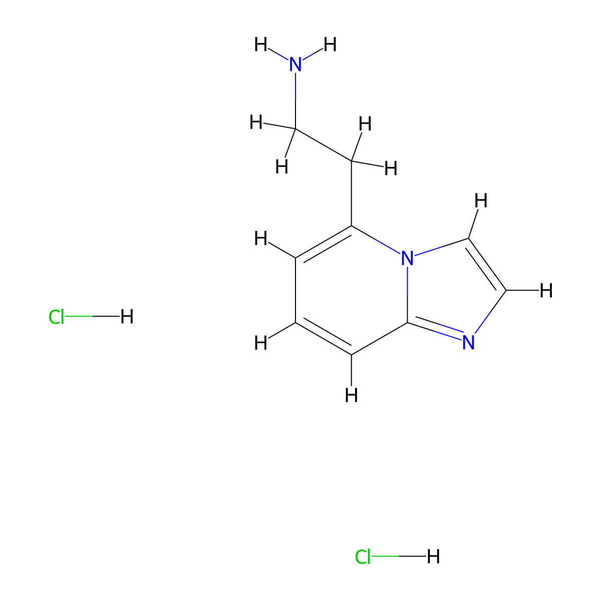 2-{Imidazo[1,2-a]pyridin-5-yl}ethan-1-amine dihydrochloride molecular structure, CAS 2770359-82-3