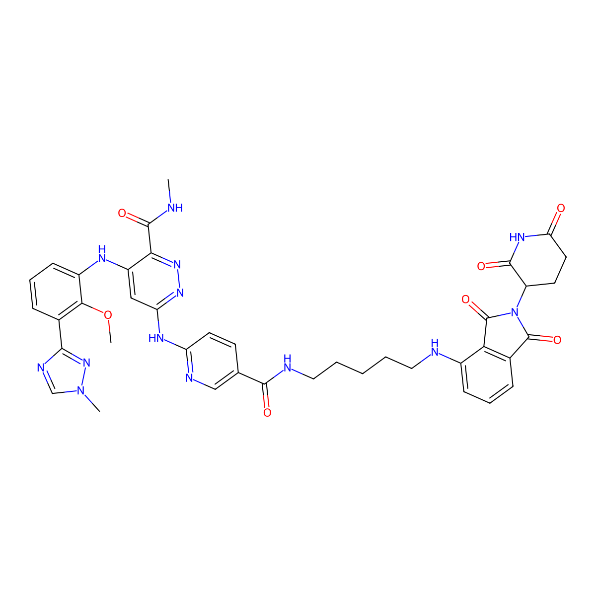 PROTAC TYK2 degrader-1 molecular structure, CAS 2770470-20-5